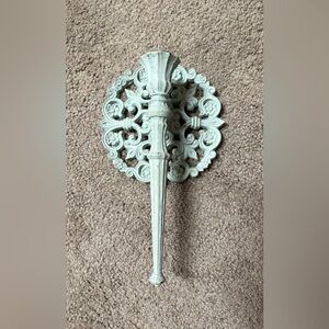 Homco Vintage Pastel Blue Wall Sconce